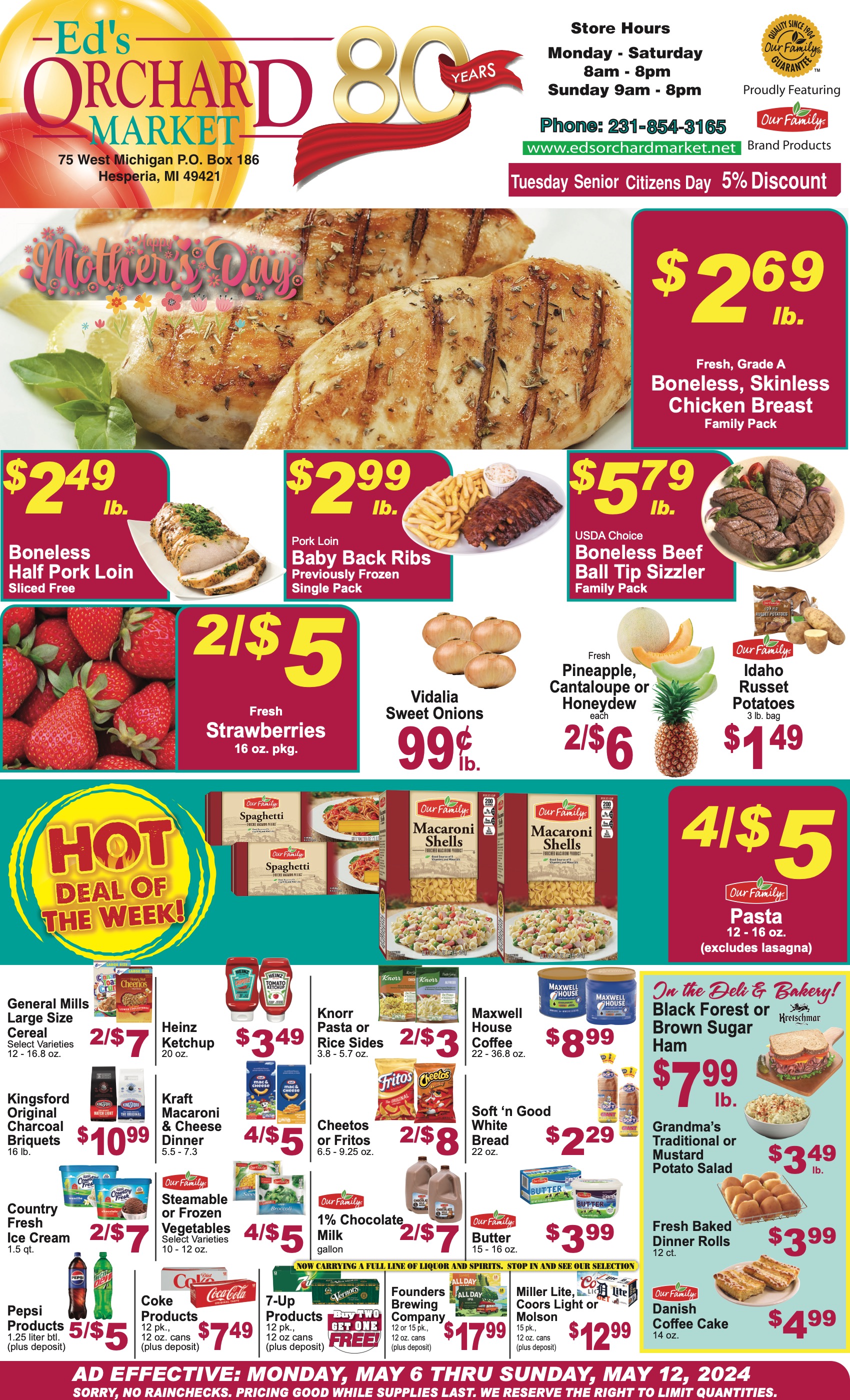 Weekly ad circular for Ed's Orchard Market